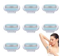 8PCS Replacement for Gillette Venus Razor Blades Women Provide Smooth and Soft Shaving for Estrid Razor Blades Refill Ensure Long Lasting Sharpness Designed for Sensitive Skin