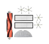 8Pcs Replacement Kit,Compatible For Xiaomi Mijia 2C Vacuum Cleaner Main Side Brush Washable Filters Mop Cloth Cleaning Accessories