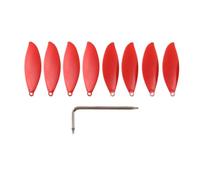 8PCS Replacement Propellers CCW CW Compatible With Anafi Ultra Compact 4K HDR Camera Folded Drone Accessories(Red)