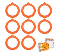 8Pcs Replacement Silicone Seals for Kilner Jar Seals, Keep Food Freshness