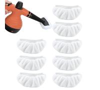 8Pcs Replacement Steam Mop Pads for Bissell, Universal Steam Cleaner Accessories, Reusable Microfiber Cloth for Bissell Steam Shot, Pursteam, Dupray, Comforday, Wagner Spraytech Handheld Steam Cleaner
