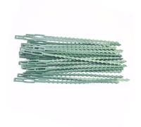 8pcs Reusable Cable Tie Vine Climbing Plant Plastic Buckles | Light Green Plastic, Fish Bone Spur Shape, for Orchid Spikes and Stems, Quick Training