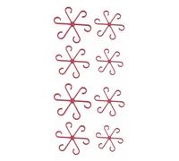 8pcs Reusable Garden Tools Plant Stem Folding Frame Support | Set of 8 reusable plastic folding frames in four sizes for garden stem support