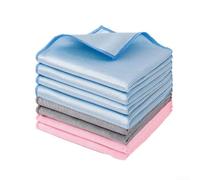 8pcs Reusable Glass Wipes 40x40cm Streak Free Soft