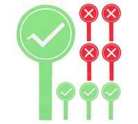 8pcs Reusable Yes or No Paddle Board Teacher Judging for Students