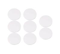 Healifty 8Pcs Round Canvas Board Blank Canvas Panels Art Drawing Board Artists Painting Panel Sketchpad for Craft Drawing -10CM
