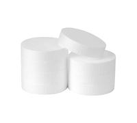 8PCS Round Craft Foam Disc 4 x 4 x 1 inch White EPS Foam Circle, Blank Foam Circles, Arts and Crafts Supplies for Modeling, Sculpturing, Kids Art Projects, Holiday Decor Floral Arrangements