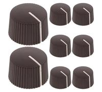 8pcs round Plastic Rotary Knobs for Guitar Amplifier Replacement