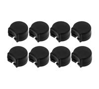 8pcs Rubber Clarinet Thumb Rest Pad Finger Cushion Black