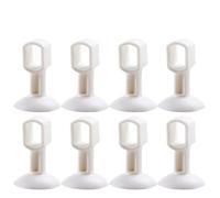 8PCS Rubber Door Stop Bumpers Kit, Strong Suction Silicone Doorstop, Wall Protectors Door Handle Guard Stopper Bumper