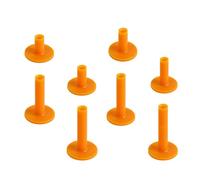 8Pcs Rubber Golf Tees Training Driving Ranges Stable Ball Holder Accessory For Practice Mat Rubber Golf