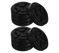 8pcs Rubber Jack Pad 4.72 Inch round Slotted Pad for Two Post Lift