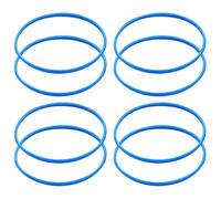 8pcs Rubber Microphone Grille Rings for Wired Handheld Mics 87a | Replacement Rings, Noise Reduction and Cushioning, for Live Performances and Studio Recordings