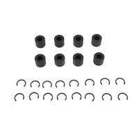 8pcs Rubber Roller Resolution for Cricut Maker, Rubber Roller Replacement Set, Keep Rubber From Moving Retaining Clip Rings for Cricut Repair Accessories