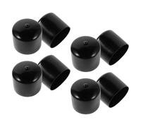 8pcs Rubber Trailer Hub Bearing Dust Cap, Black Wheel Protector for RVs | Sealed Design Helps Block Dust, Universal Fit for Trailers, Reduces Operational Noise, 5.5x5x5cm