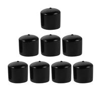 8pcs Rubber Trailer Hub Dust Cap 1.97 Inch for Trailers and RVs | Sealed Waterproof Design, Universal Fit, Black Rubber Protector for Bearing Ends and Wheel Hubs