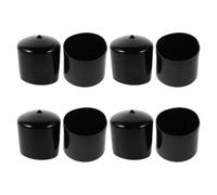 8pcs Rubber Trailer Wheel Hub Dust Cap, 1.97 Inch Black | Waterproof Sealed Design, Quick Fit Removal, Universal Trailer Wheel Models, Protective Rubber Cover