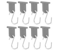 8pcs Rv Awning Hooks for Clothes and Other Items, Multifunctional Design with Abs and Stainless Steel Material, Efficient Organization for Travel and Outdoor Activities