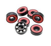8pcs S608-2RS Bearing 8x22x7 Mm Stainless Steel Hybrid ZrO2 Ceramic Balls Hand Finger Fidget Spinner Skate Bearings
