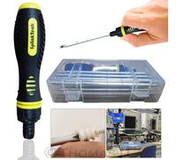 8Pcs Screwdriver Set Ratchet Phillips Slotted Torx Bit CR-V Tools Case