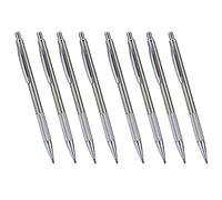 8PCS Scriber Tool Engraving Etching Curve Pen Tools Tungsten Carbide Tip Scriber Etching Engraving Pen Carve Engraver Scriber Tools for Ceramics/Plate/Metal Sheet Silver