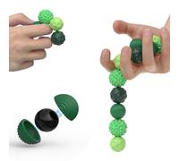 8PCS Sensory Fidget Balls For Adults & Teens, Magnetic Attraction Stress Balls With Silicone Shell-To Calm Restless Hands and Anxious Mind, Quiet Desk Fidget Toys for Office Travel Toys Gift (Green,8)