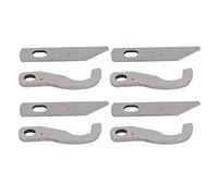 8Pcs Serger Knife, Overlock Blade for 925D 929D 935D 1034D PL1500, Strong Metal Accurate Angle Easy Installation Replacement Upper and Lower for Most Serger
