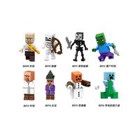 8Pcs/Set Building Blocks Minifigure Minecraft Series