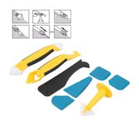 8pcs set Caulking Finisher Tool Portable Silicone Sealant Spatula Scraper Shovel Multi Functional