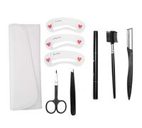 8pcs Set Eyebrow Trimmer Shaver Comb Clip Eyebrow Pencil Women Makeup Tools for Travel