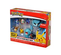 8pcs/set Pokemon Figure Pikachu BATTLE READY Boxed Toys
