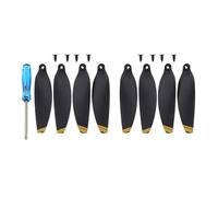 8pcs/set Propellers Blade Props with Screws For Dji Mavic Mini 1 /mini 2 /mini SE Drone Accessories(For mini 2 golden)