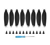 8pcs/set Propellers Blade Props with Screws For Dji Mavic Mini 1 /mini 2 /mini SE Drone Accessories(For mini SE silver)