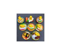8pcs/set Sanrio Gudetama Collectibles Lazy Egg Minifigures Toy Kid Birthday Gift