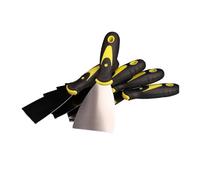 8pcs/Set Stainless Steel Two-Color Putty Knife Spatula Cleaning Putty Knife Batch Knives Kits Construction Tool Plastering Knife