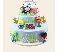 8pcs/set The Octonauts Animal Figures Octo Crew Pack Playset Action Figure Toys Kids