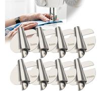 8PCS Sewing Rolled Hemmer Foot,Universal 3-10mm Wide Sewing Rolled Hem Presser Foot, Narrow Rolled Hem Presser Foot Set,Sewing Accessories (8pcs)