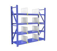 8PCS Shelf Dividers for Clothing Storage, Durable Plastic Partition Boards, C-Shape Organization Panels, 50x30cm with Buckle Design for Neat Classification