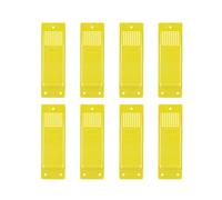 8PCS Shipping Container Air Vent Kit Heavy Duty Shipping Container Accessories Flow Ventilation Kit Yellow