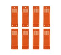 8PCS Shipping Container Air Vent Kit Heavy Duty Shipping Container Accessories Flow Ventilation Kit Orange