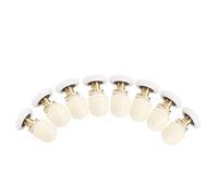 8pcs Shower Door Rollers, Brass ABS Sliding Door Wheel Kit Bathroom Runners Toilet Door Pulleys Accessory Hardware Tool (27mm)