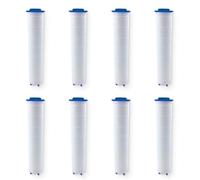 8pcs Shower Filter PP Cotton, Portable Cartridge Filter Head PP Filter, Replaceable Cotton Water Filter PP Cartridge Sediments, PP Element Filter for Detachable Shower Head