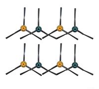 8pcs Side Brushes for M6 VCR21LDSW Robot Vacuum - Nylon Replacement Parts for Edge Cleaning & Corner Sweeping - Black Accessories