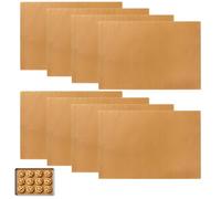 8PCS Silicone Baking Sheets, Non-Stick Silicone Baking Mats for Home and Kitchens, 30x40cm Reusable Silicone Mats for Bread Cookies Pastries Meat