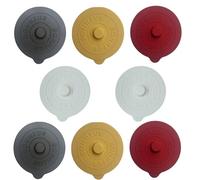 8Pcs Silicone Lids, Universal Drink Cup Cover, Silicone Glass Cup Covers,Reusable Anti-dust Drink Cup Lid Set for Coffee Tea Beer