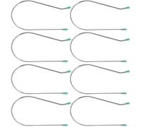 8Pcs Silver Hot Roller Clips Replacement Kit - Secure-Lock Pins for 2-Inch Curlers | Durable Heat-Resistant Styling Tools,Hair Roller Accessories, Curling Iron Parts