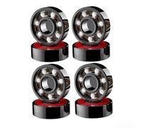8Pcs Skateboards Bearings Hybrid Ceramic Ball And Roller Skate Bearings 608 High Speed Skateboard Bearings