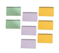 8Pcs Small Lined Notebook Colorful Multipurpose Lined Writing Pad Pocket Notepads School Office Supplies for Student Tearable Notepads