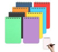 8PCS Small Pocket Notebook, A7 Spiral Memo Pads, Pocket Notepad with Colorful Covers for Office School