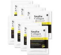 8PCS Snail Mucin Face Mask, Collagen Face Mask Skincare, Anti-Wrinkle Firming Sheet Mask, Korean Face Mask for Hydration Boost, Glass Skin Face Mask, Korean Skincare Gift Set for Women